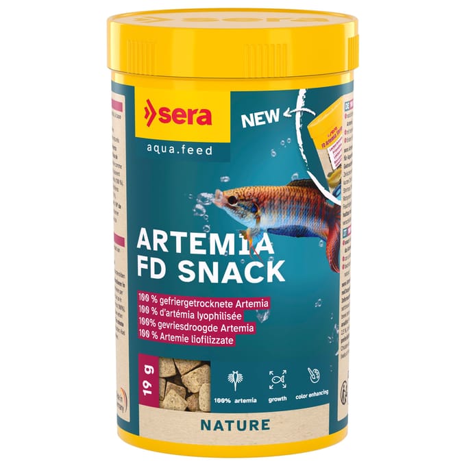 2x250ml Sera FD Artemia Garnalen Vissenvoer