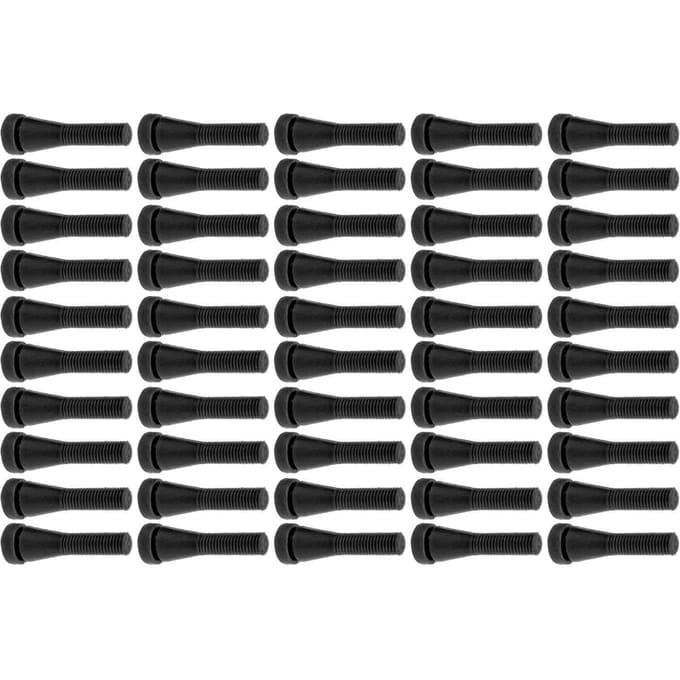 50 Stuks Pluimvee Plukvingers Rubber Haarverwijderingsstok Plukker voor Kip Eend Type 1 black