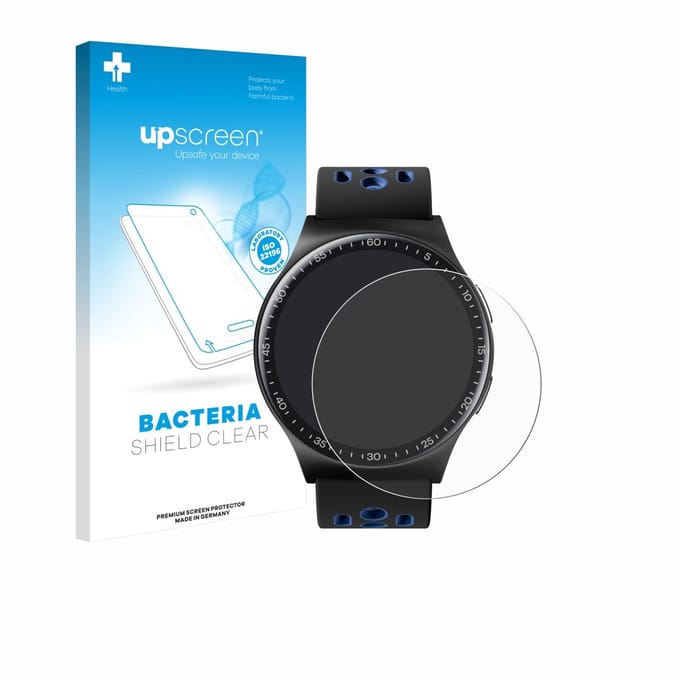 upscreen - Screenprotector voor Reebok Pulse Smartwatch - Folie Beschermfolie transparant antibacterieel