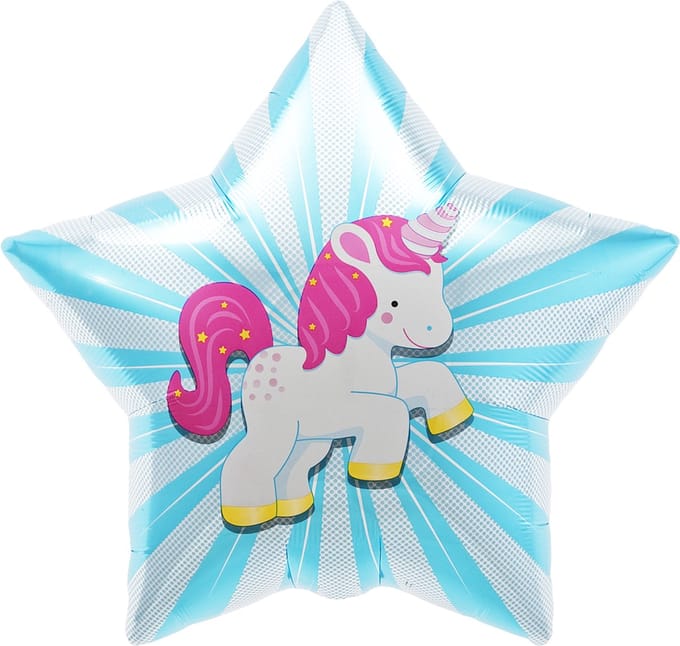 Folieballon unicorn 56cm