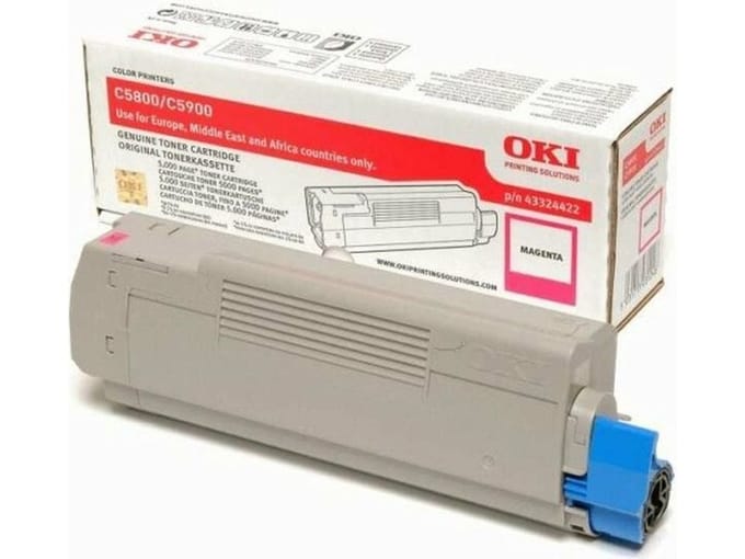OKI 43324422 toner cartridge magenta (origineel)