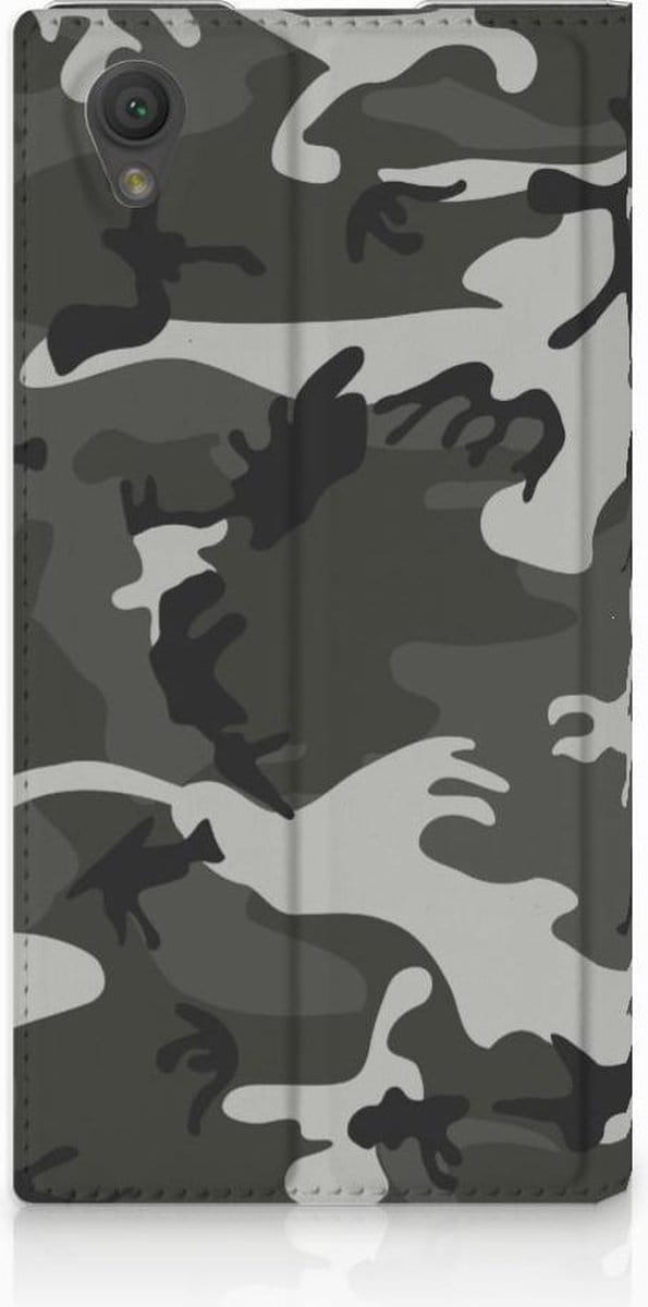 Sony Xperia L1 Hoesje met Magneet Army Light