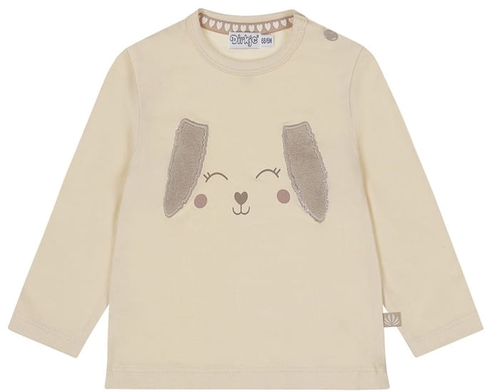 Dirkje Meisjes T-shirt - Off white