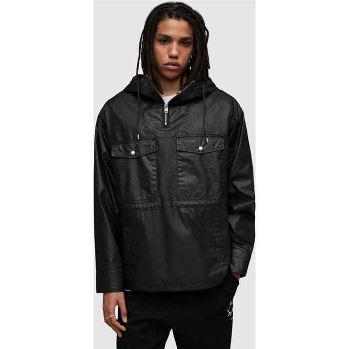 AllSaints Segmore Jacket Black Taglia: L | Trench Outlet | Uomo | Nero
