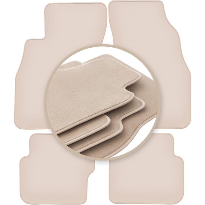 PREMIUM beige matten voor: Fiat Punto EVO hatchback 2998-2012