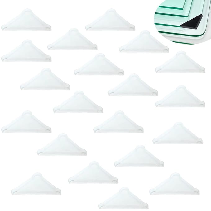 Dailygoods- Hoekbescherming 20 Stuks - Driehoekige Hoekbeschermers - Kunststof