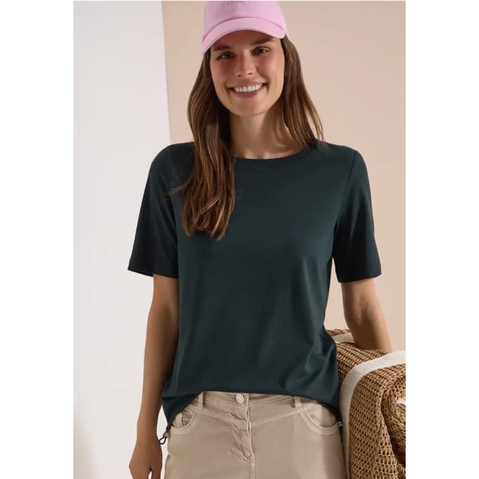 Shirt met koorden aan de zijkant