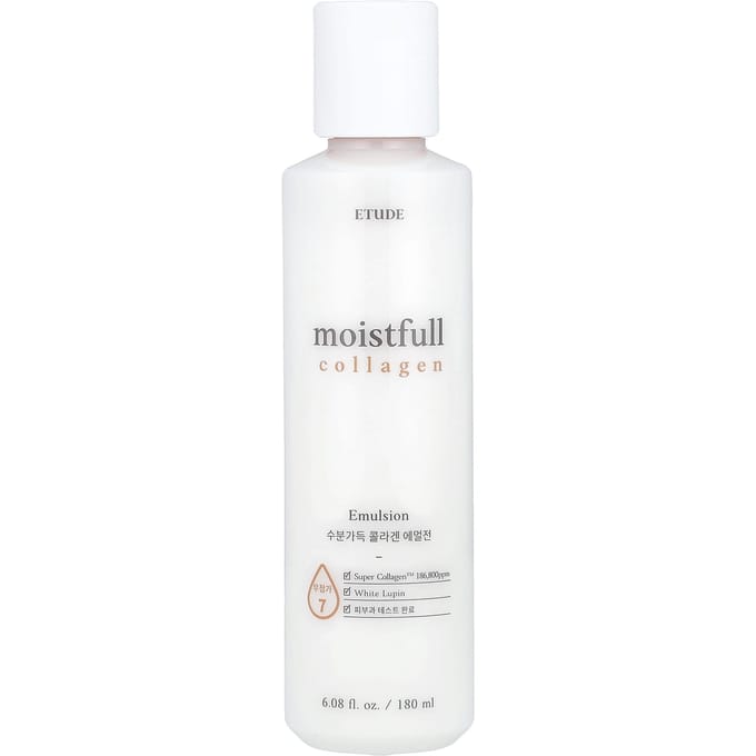 ETUDE, Moistful Collagen, Émulsion, 180ml (6,08 fl oz) white