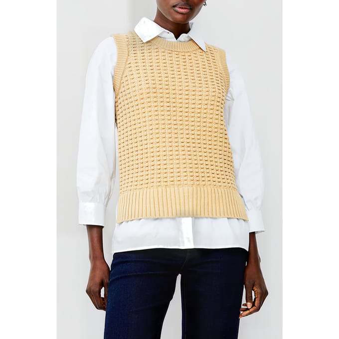 French Connection Mozart Ls Shirt Jumper Brown Größe: S | Strickpullover Outlet | Damen | Braun
