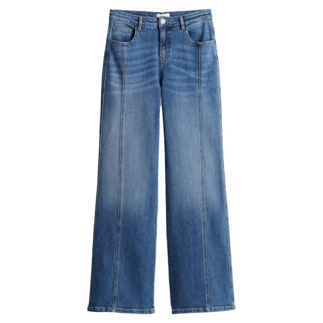 Slim fit jeans van katoenmix model 'Miva strong'