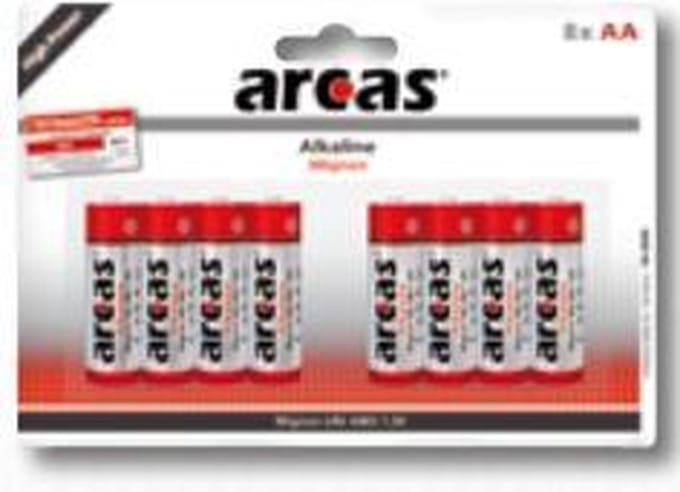 Arcas 117 44806 AA Alkaline batterij
