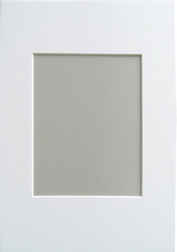 Walther PA041W Passe-partout - Frameformaat 30x40 cm - Formaat afbeelding 20x30 cm - Sneeuw Wit