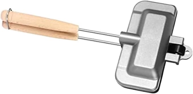 Sandwich Maker - Tosti IJzer - Ontbijt Maken - Dubbelzijdig Grillen - Compact Formaat - Zwart