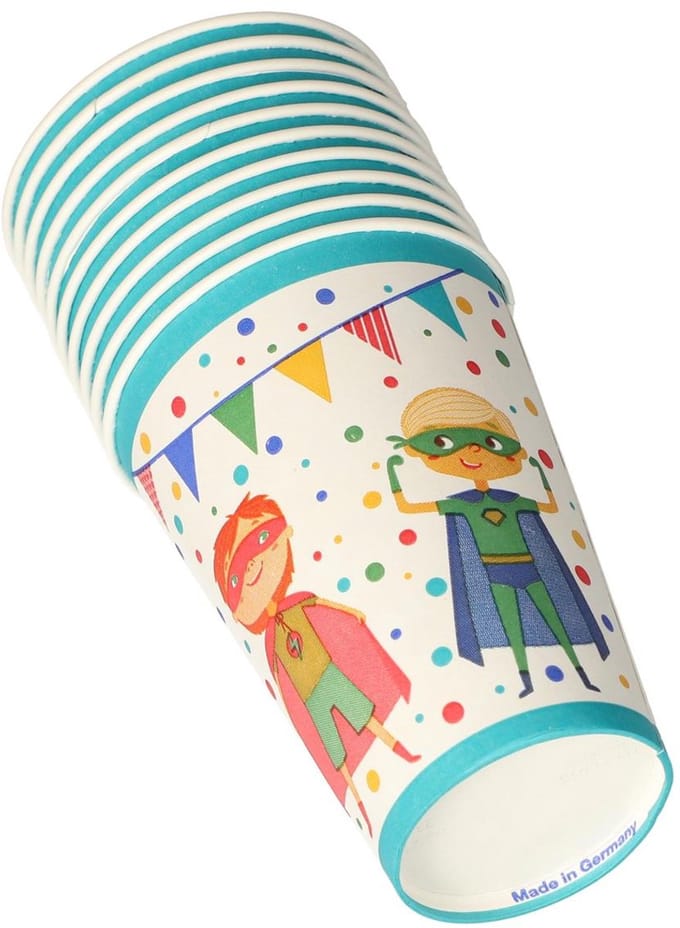 Bekers Superhero karton 0,2l Ø7x9,7cm