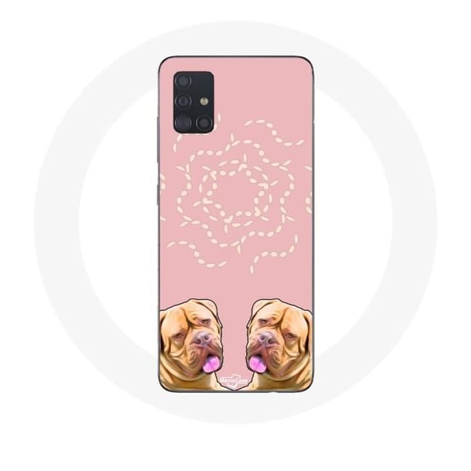 Coque - Samsung - Galaxy A51 - Dogue de Bordeaux - Symétrique - Souple