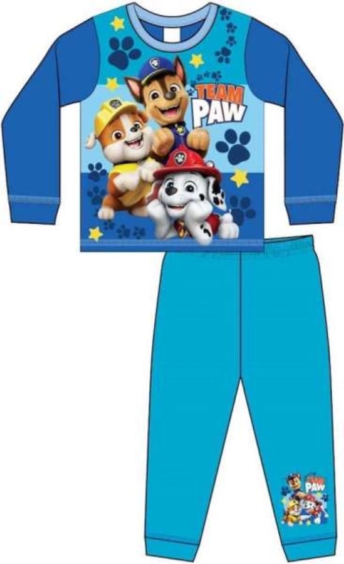 Paw Patrol - Pyjama - Maat 86/92 - Blauw - Kinderpyjama