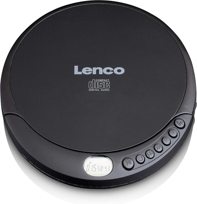 Draagbare CD Speler met Oordopjes - Walkman Discmaster - USB Oplaadbaar