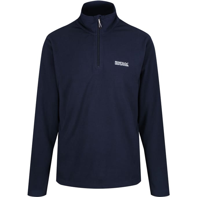 Regatta - Geweldig voor Buiten Heren Thompson Half Zip Fleece Sweater (Navy)