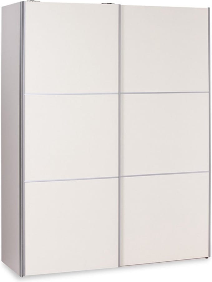 Beter Bed Easy Schuifdeurkast - Kledingkast met 2 schuifdeuren - 153 x 215 x 65 cm - Cremewit