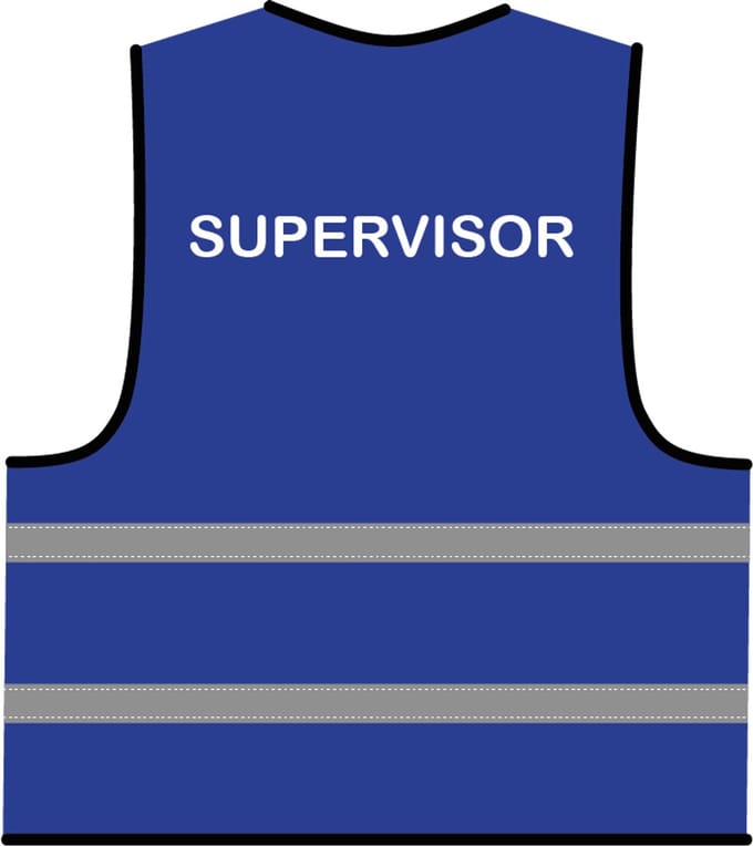 Supervisor hesje blauw