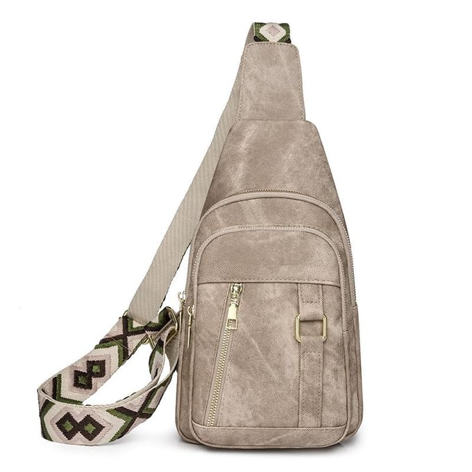 Nieuwe Dames Tas Mode Schoudertas Rugzak met Grote Capaciteit Meisjes Schoudertas beige
