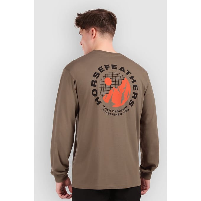 Horsefeathers Altitude Ls T-shirt (fossiel) - M