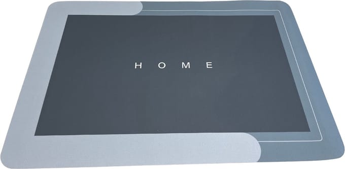 Badmat - Antislipmat Douche - Badmat Antislip Douchemat - Badmat Antislip Badkamer - Badmat Badkamer - Grijs 40x60 cm
