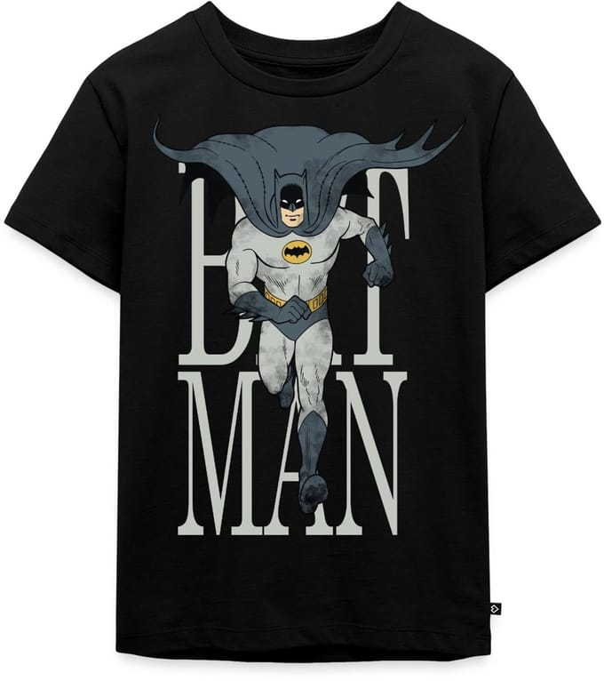 Batman Runs Through the Night Premium T Shirt Kinderen