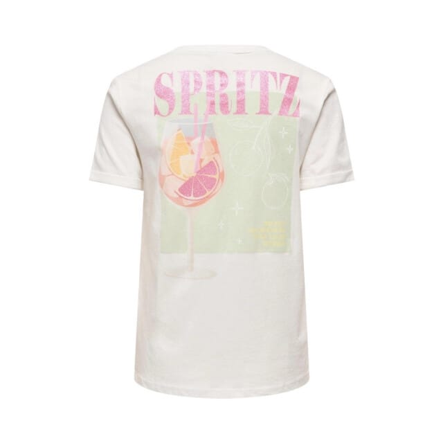 Only Kita Life Drinks T-shirt Dames - Maat M