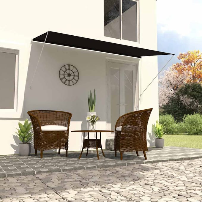 vidaXL - Luifel - uittrekbaar - 250x150 - cm - antraciet