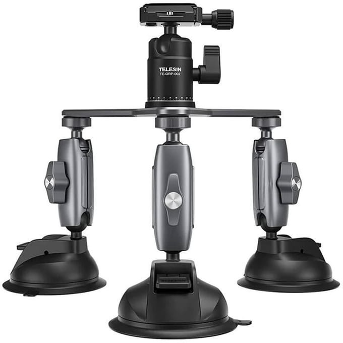 THREE-ARM SUCTION MOUNT