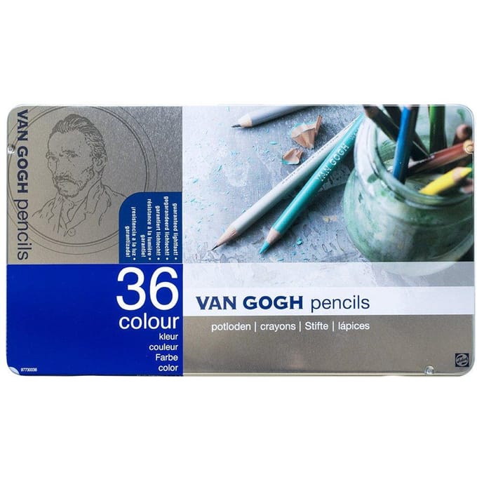 Van Gogh Uitgebreide set kleurpotloden met 36 kleuren
