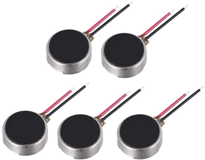 Mini Trillingsmotoren - Platte Munt Motoren - Elektronica Projecten - Compact Formaat - 8x3mm