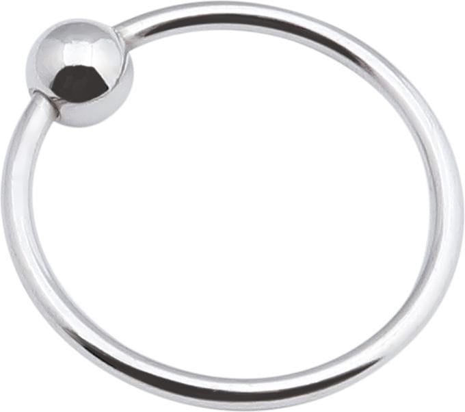 Banoch - Glansring Veronica 30 mm - metalen eikelring met bal - cockring | penisring
