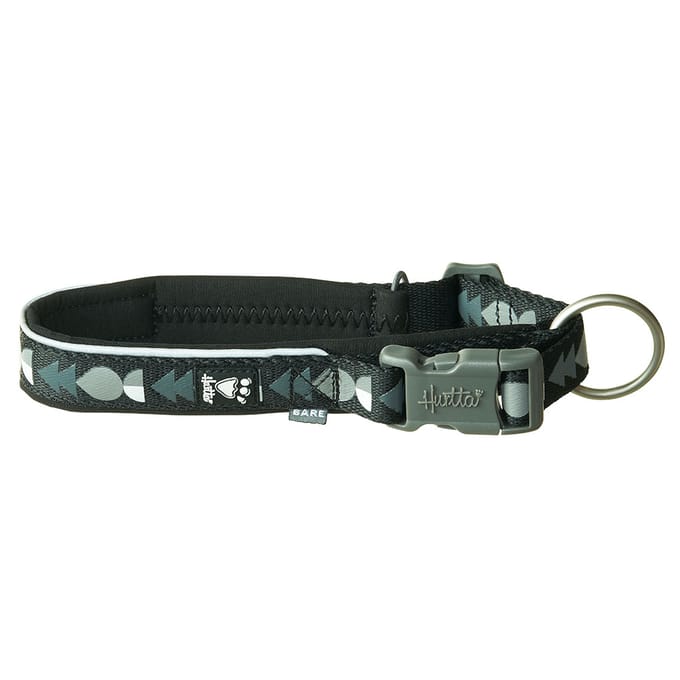 Hurtta Bare Halsband, coal - 35-45 cm Halsomvang