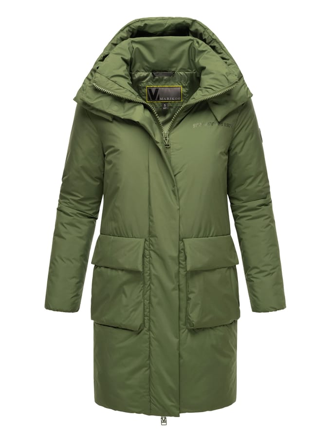 Marikoo dames winterjas met magneetsluiting – model Nanami