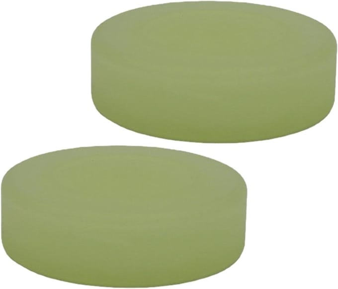 Sport Pucks - Glow in Dark - Training en Spel - Ingebouwde LED - 9 x 3 cm - Groen