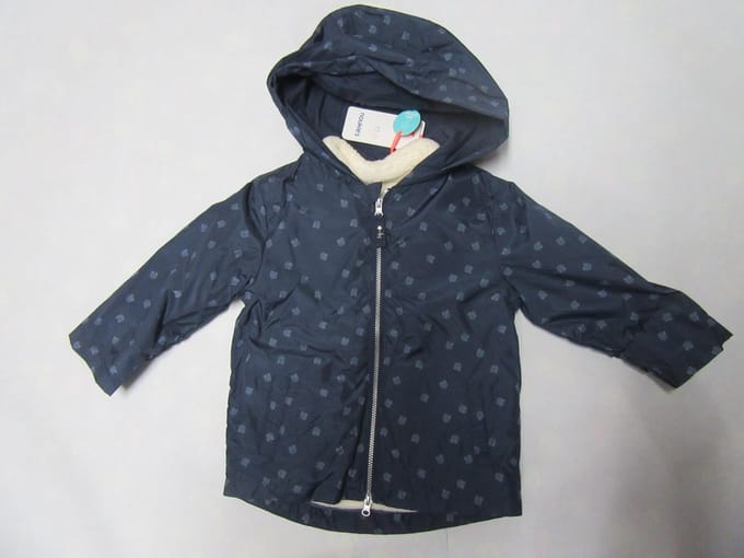 Noukie's - Jongens - Jas - Met uitneembare voering - Blauw  - 2 jaar 92