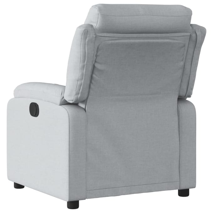 vidaXL - Relaxfauteuil - lichtgrijze - stof