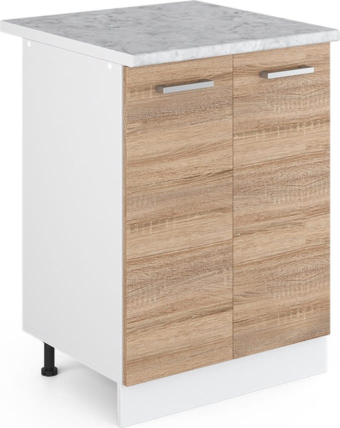 Vicco R-Line Keukenonderkast – 60 cm, WB Marmer Sonoma