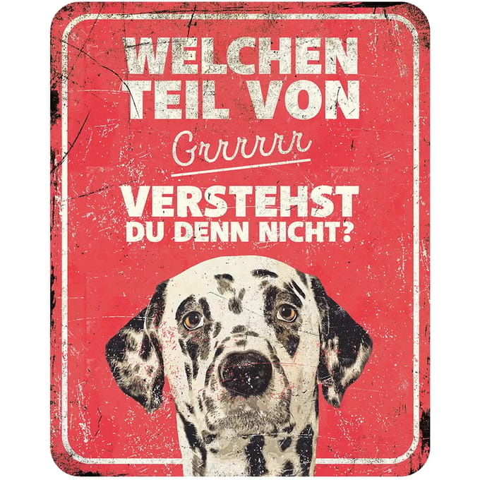 Waarschuwingsbord dobermann nl D&D Home