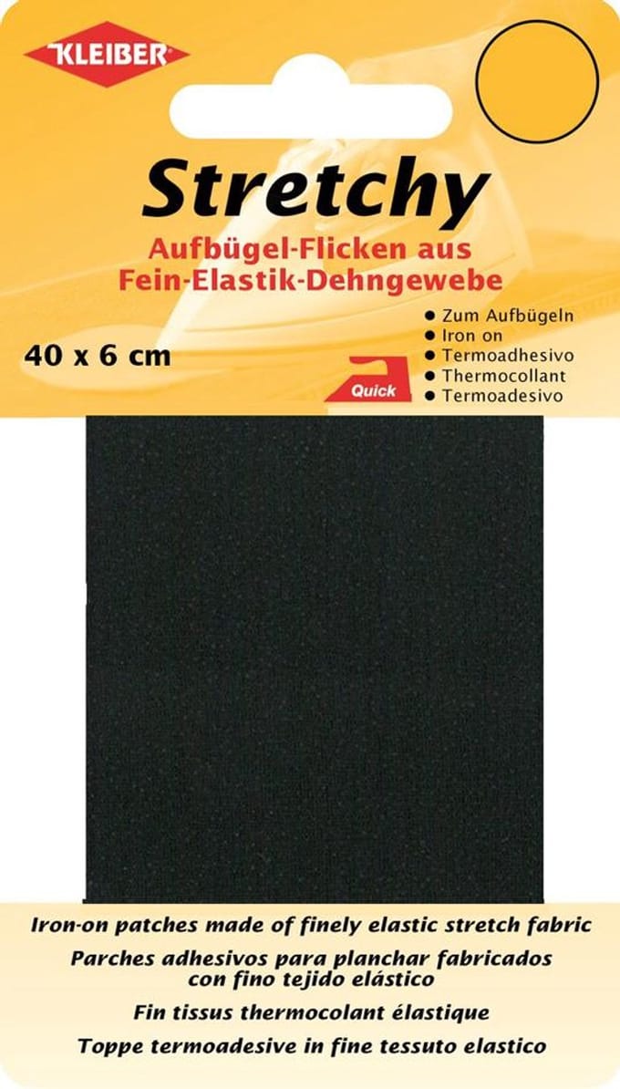 KLEIBER rekbare strijklapjes, 400 x 60 mm, rood