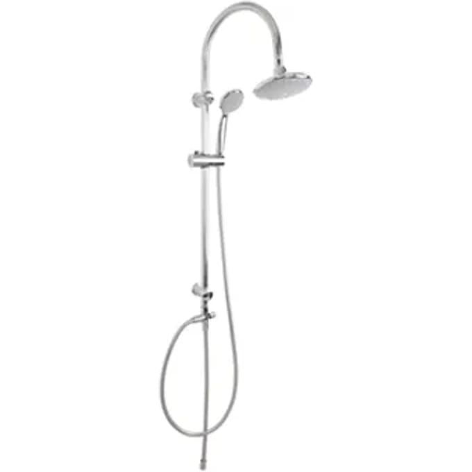 Baseline Regendouche Baseline - Zonder Kraan - Zilver - Chroom - Rond - 1-straals