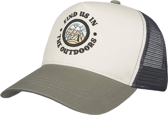 Don - Katoenen truckers cap - Olijf groen