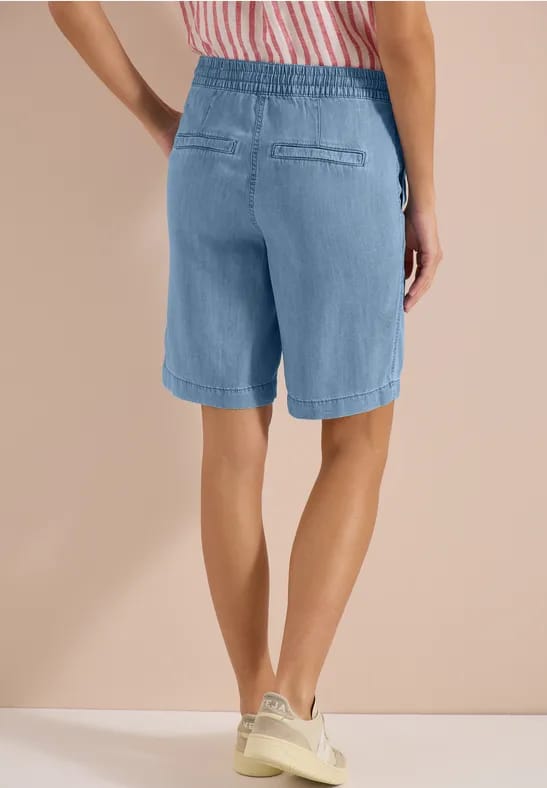 Straight Legs shorts in een gewassen look