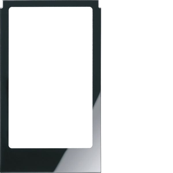 Hager groot hoekig glazen frame zwart - WD2235