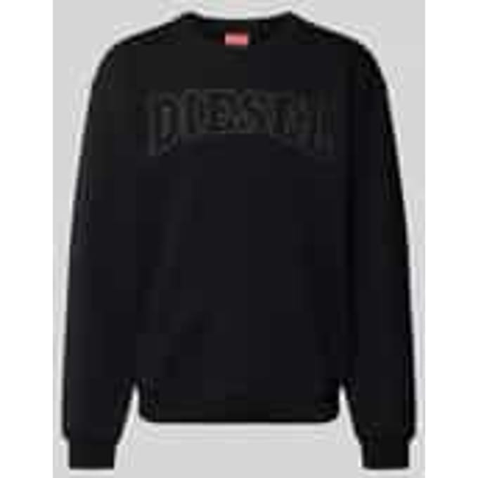 sweatshirt met labelstitching