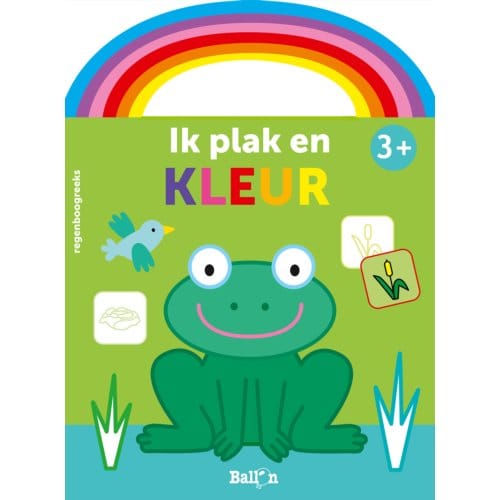 Ik Plak En Kleur 3+ (Kikker Groen) - Regenboog