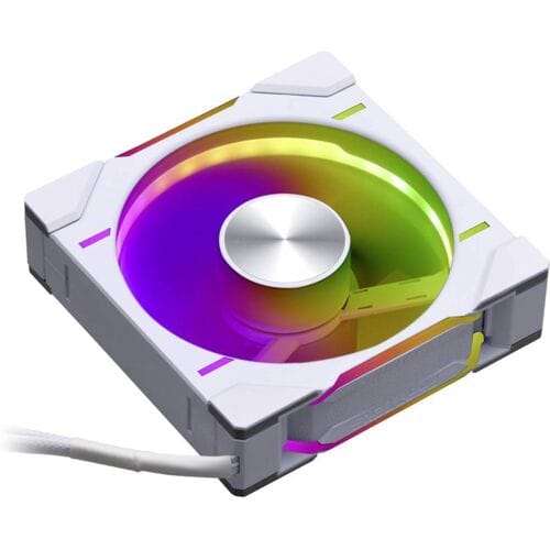 Phanteks D30 PWM Regular Airflow D-RGB PC-ventilator Wit (b x h x d) 120 x 120 x 30 mm