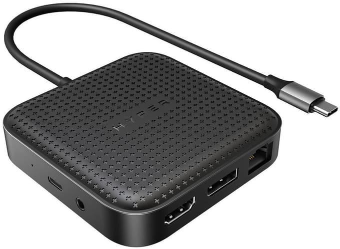 USB Hub Hyper HD583-GL Black 100 W